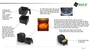 NỒI CHIÊN KHÔNG DẦU ARBER ABNCKD5.5 - 17