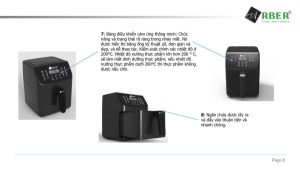 NỒI CHIÊN KHÔNG DẦU ARBER ABNCKD5.5 - 19