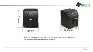 NỒI CHIÊN KHÔNG DẦU ARBER ABNCKD5.5 - 21