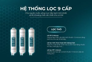 Máy lọc nước R.O nóng lạnh SUNHOUSE SLIMBIO SHA76214CK-S - 20