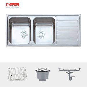 CHẬU RỬA BÁT KONOX Artusi KS11650 1D BÀN PHẢI - 5 CHẬU RỬA BÁT KONOX Artusi KS11650 1D BÀN PHẢI