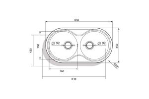 Chậu Rửa Bát Cata R-2