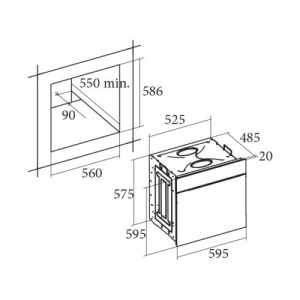 Lò Nướng Cata CDP 780 AS BK