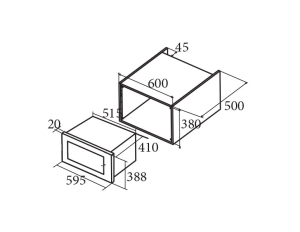 Lò vi sóng Cata MC 28 D BK