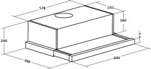 MÁY HÚT MÙI ÂM TỦ KAFF KF-TL600 - 23 MÁY HÚT MÙI ÂM TỦ KAFF KF-TL600