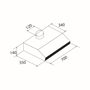 MÁY HÚT MÙI CỔ ĐIỂN KAFF KF-700W - 2 MÁY HÚT MÙI CỔ ĐIỂN KAFF KF-700W