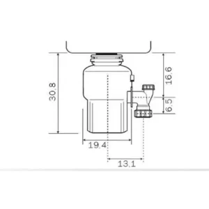 MÁY HỦY RÁC KAFF KF-BWD05 - 10 MÁY HỦY RÁC KAFF KF-BWD05