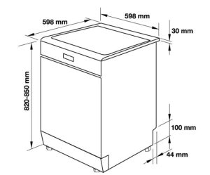 MÁY RỬA CHÉN BÁT KAFF KF-D65ERIS - 15 MÁY RỬA CHÉN BÁT KAFF KF-D65ERIS