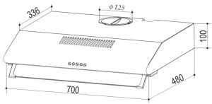 MÁY HÚT KHỬ MÙI CAO CẤP SEVILLA SV-08 BLACK