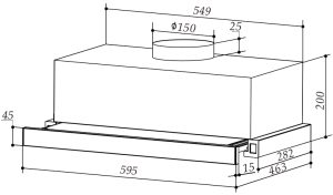 MÁY HÚT KHỬ MÙI CAO CẤP SEVILLA SV-600SYP