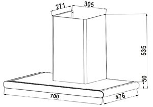 MÁY HÚT MÙI SEVILLA SV-TK70