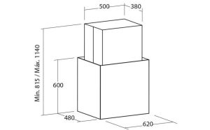 Máy hút mùi Cata Melina SD
