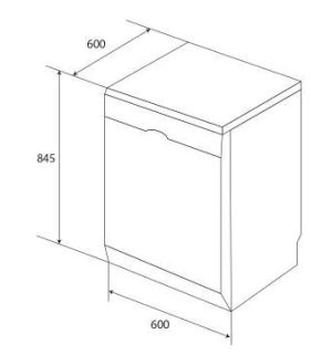 Máy rửa chén KAFF KF-A45UVTFT
