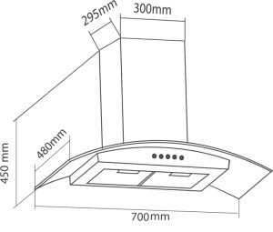 Máy Hút Mùi Eurosun EH-70K06S