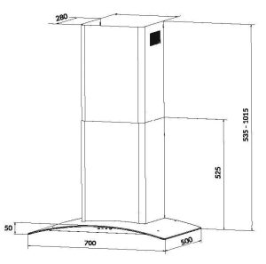 Máy Hút Mùi Eurosun EH-70K15E