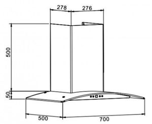 Máy Hút Mùi Eurosun EH-70K27S