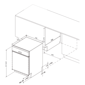 Máy rửa bát EUROSUN SMS81EU19EB (Black Serial 7+)