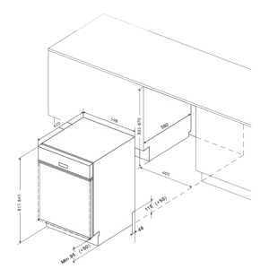 Máy rửa bát EUROSUN SMS81EU19ES (Silver Serial 7+)