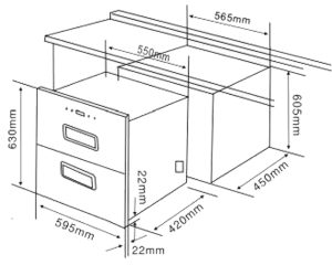 Máy sấy chén Eurosun EU-DS120