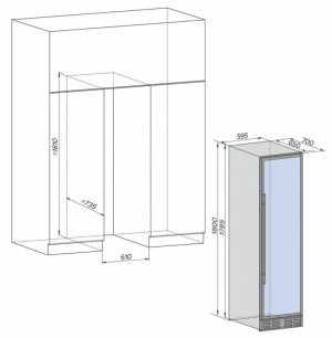 TỦ RƯỢU KAFF KF-WC425L