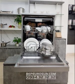 MÁY RỬA BÁT EUROSUN SMS80EU16E TỰ ĐỘNG HÉ CỬA