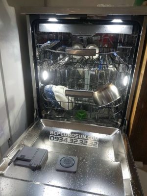 MÁY RỬA BÁT EUROSUN SMS80EU16E TỰ ĐỘNG HÉ CỬA