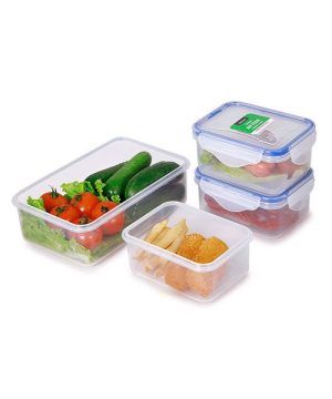 Giỏ hàng - 1 Bộ 4 hộp bảo quản thực phẩm ngăn mát BioZone Mini Set KB-CO4P01