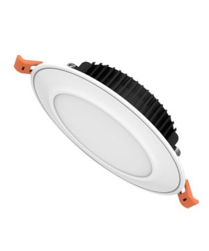 Downlight mặt cong bạc 3 màu Sunhouse SHE-DL04-3/9w-MCB