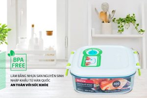 Bộ 4 hộp bảo quản thực phẩm thông minh tặng rổ Biozone KB-SM4S01R - 12 Bộ 4 hộp bảo quản thực phẩm thông minh tặng rổ Biozone KB-SM4S01R - 11