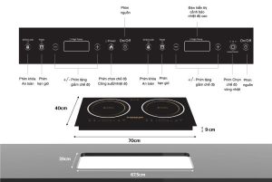 BẾP ĐÔI HỒNG NGOẠI SUNHOUSE SHB9102MT - 11 BẾP ĐÔI HỒNG NGOẠI SUNHOUSE SHB9102MT - 10
