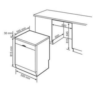 MÁY RỬA BÁT ĐỘC LẬP BOSCH HMH.SMS2IVW01P SERIES 2 - 2 SMS2IVW01P