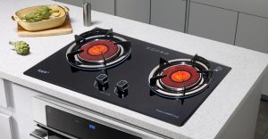 BẾP GAS ÂM HỒNG NGOẠI KAFF KF-208I - 10 BẾP GAS ÂM HỒNG NGOẠI KAFF KF-208I