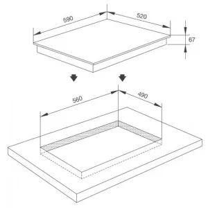 BẾP HỒNG NGOẠI 3 VÙNG NẤU MALLOCA MR 593