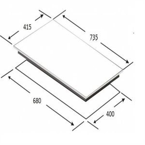 Bếp hồng ngoại đôi Capri CR-809KT - 1 BẾP HỒNG NGOẠI ĐÔI CAPRI CR-809KT