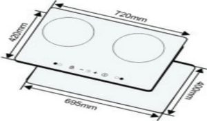 Bếp hồng ngoại đôi Capri CR-827KT - 1 BẾP HỒNG NGOẠI ĐÔI CAPRI CR-827KT