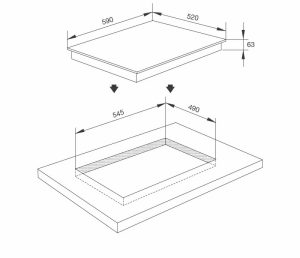 Bếp từ 3 vùng nấu Malloca MI 593 BN / Nhập khẩu Tây Ban Nha, kính Schott Ceran - 5 BẾP TỪ 3 VÙNG NẤU MALLOCA MI 593 BN