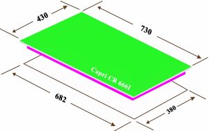 BẾP TỪ ĐÔI CAPRI CR-666I
