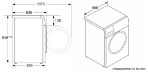 MÁY GIẶT SẤY QUẦN ÁO BOSCH TGB-WNA254U0SG 10KG/6KG - SERIE 6 - 1 BOSCH TGB-WNA254U0SG SERIE 6