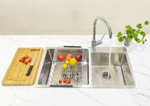 CHẬU RỬA CHÉN BÁT KONOX KN8245DO - 13 CHẬU RỬA CHÉN BÁT KONOX KN8245DO