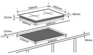 Bếp từ Chefs EH-DIH888E - 1 CHEFS EH-DIH888E