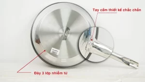 Chảo từ 3 lớp Chefs EH-FRY280 - 1 CHEFS EH-FRY280