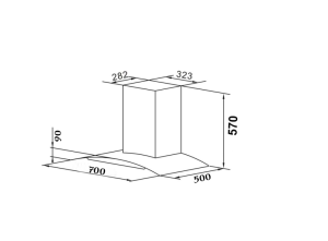 Máy Hút Mùi Chefs EH-R506E7G - 1 CHEFS EH-R506E7G