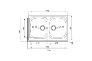 Chậu Rửa Cata C-2