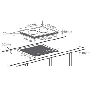 Bếp Từ Chefs EH-DIH333 - 1 Chefs EH-DIH333