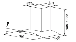 Máy hút mùi Chefs EH-R502E7T - 1 Chefs EH-R502E7T
