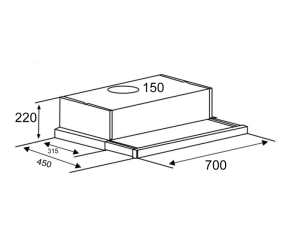 Máy Hút Mùi Chefs EH-R906E7T - 1 CHEFS EH-R906E7T