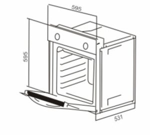 LÒ NƯỚNG ÂM TỦ CAPRI CR-603M