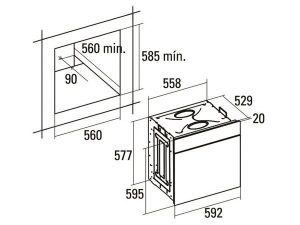 LÒ NƯỚNG ÂM TỦ DMESTIK ES615 DMK