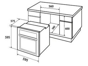LÒ NƯỚNG ÂM TỦ KAFF KF-900 - 1 LÒ NƯỚNG ÂM TỦ KAFF KF-900