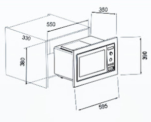 LÒ VI SÓNG ÂM TỦ CÓ NƯỚNG CAPRI CR-D25ESL-S